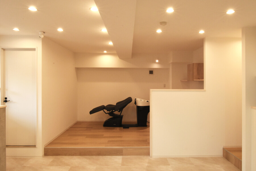 シャンプーブース