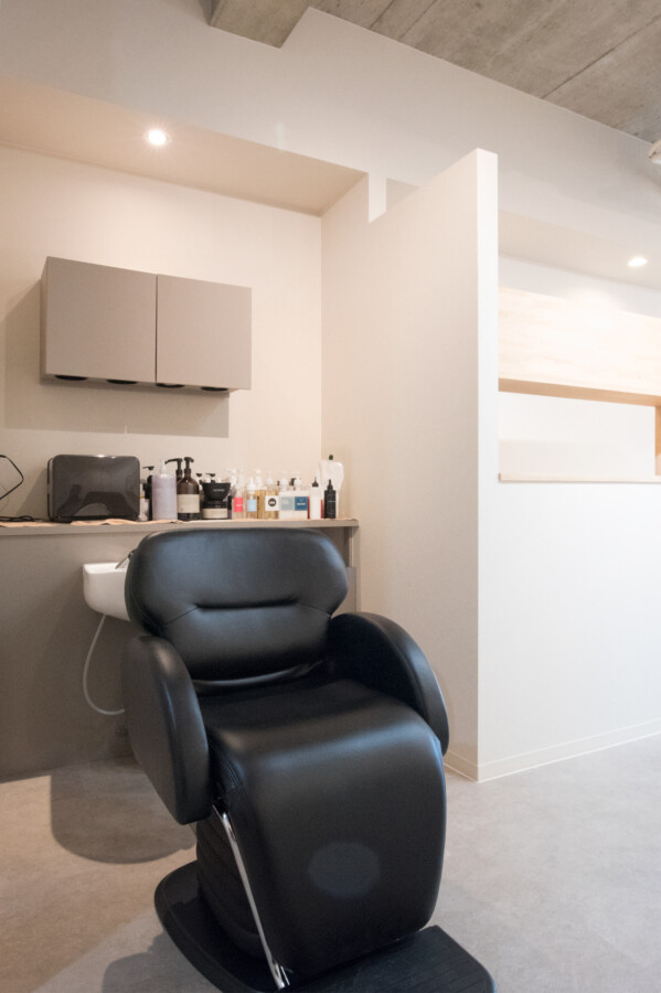 シャンプーブース